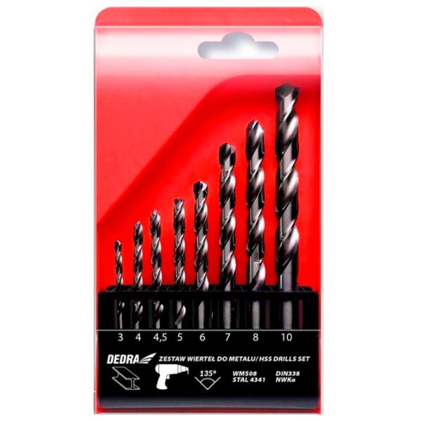 Set de burghie Dedra 5902628922366 Oțel photo 1