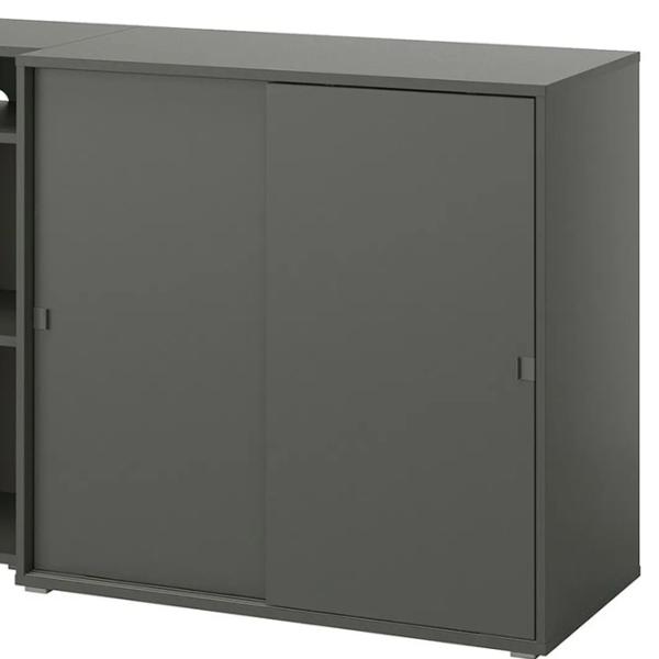 Etajeră Ikea Vihals 90 x 190 x 47 cm / PAL / Dark Gray photo 2