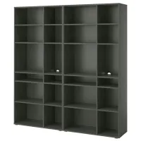 Etajeră Ikea Vihals 200 x 190 x 37 cm / PAL / Dark Gray