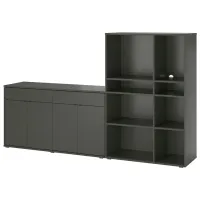 Etajeră Ikea Vihals 140 x 95 x 37 cm / PAL / Dark Gray
