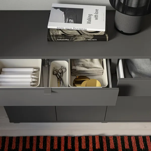 Etajeră Ikea Vihals 140 x 95 x 37 cm / PAL / Dark Gray photo 4