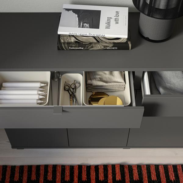 Etajeră Ikea Vihals 140 x 95 x 37 cm / PAL / Dark Gray photo 4