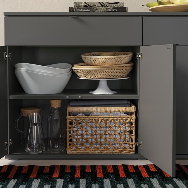 Etajeră Ikea Vihals 140 x 95 x 37 cm / PAL / Dark Gray photo 5