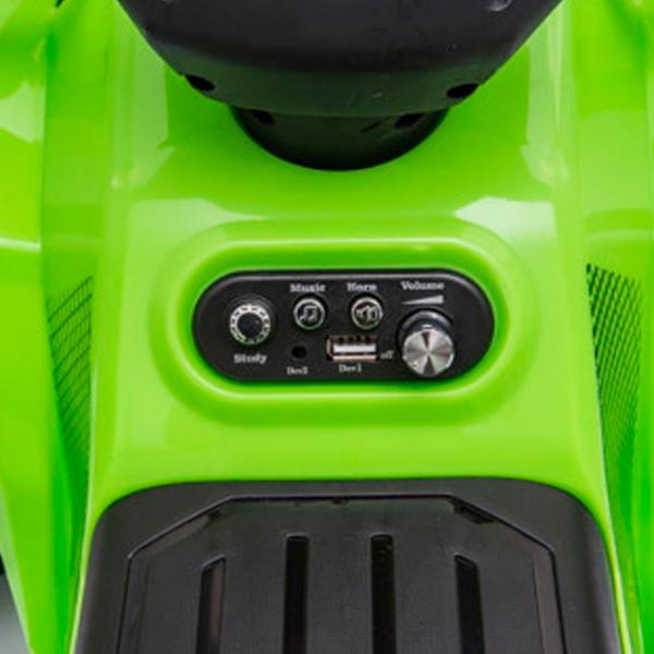 Детский квадроцикл Baby Mix electric quad  / 3+ / 3 км/ч / Зеленый photo 5