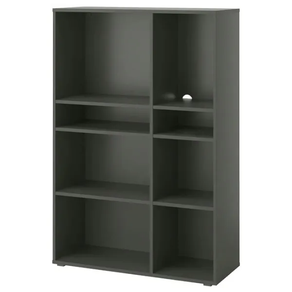 Стеллаж Ikea Vihals 140 x 95 x 37см cm / ЛДСП / Темно-серый photo 1
