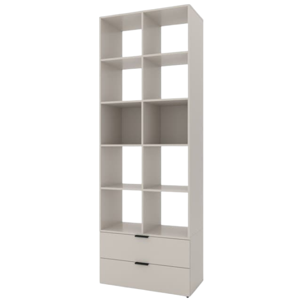 Стеллаж Nex Home A033  230 x 80 x 42см cm / ЛДСП / Кашемир photo 1