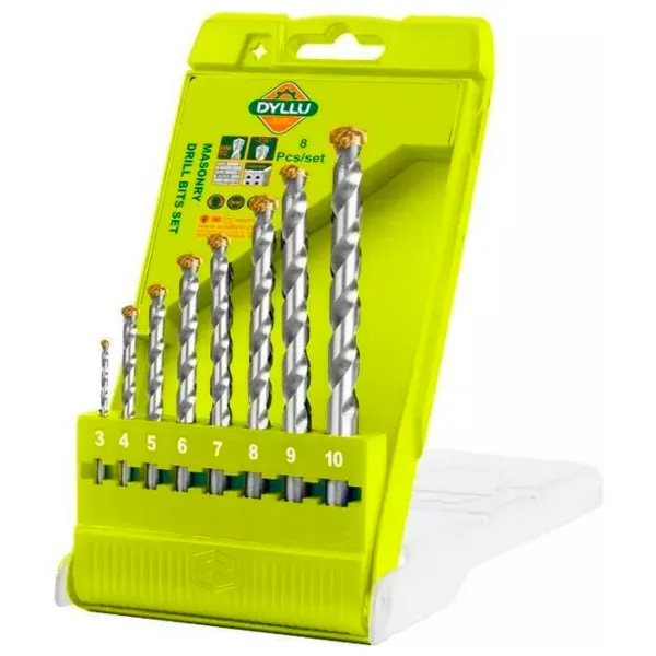 Set de burghie DYLLU DTMJ6B08 Oțel photo 1