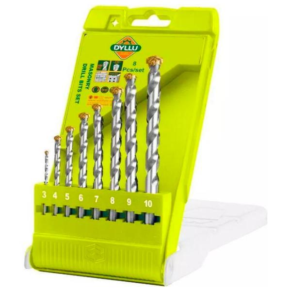 Set de burghie DYLLU DTMJ6B08 Oțel photo 1