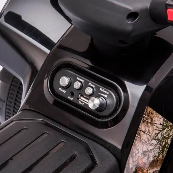 ATV pentru copii Baby Mix electric quad  / 3+ / 3 km/h / Black photo 6