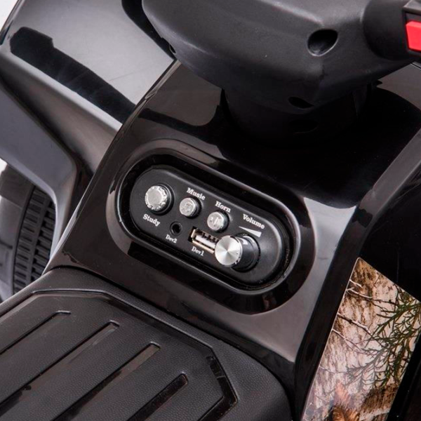 ATV pentru copii Baby Mix electric quad  / 3+ / 3 km/h / Black photo 6