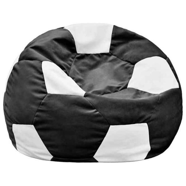 Fotoliu Bean Bag Edka 00805735 L Stofă / Spumă poliuretanică / Black photo 1