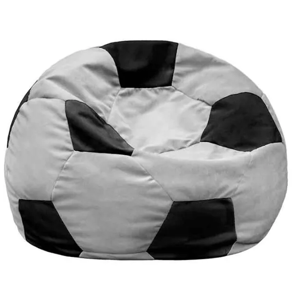 Fotoliu Bean Bag Edka 00809511 L Stofă / Spumă poliuretanică / Black photo 1