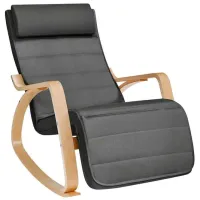 Fotoliu balansoar Songmics LYY10G Beige Gray