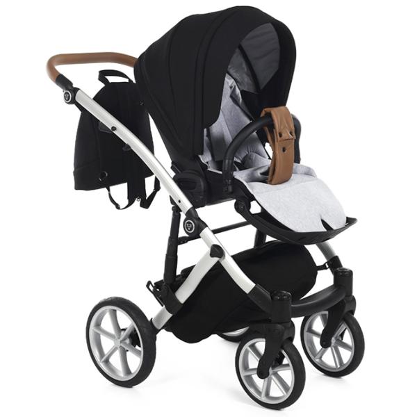 Cărucior pentru copil Junama 2in1 Space 04 SPACE04/ Black photo 3