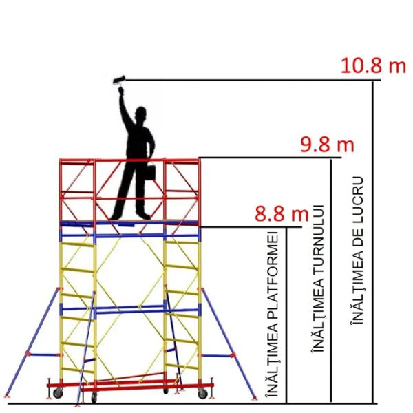 Передвижная модульная вышка LIDER-TECH PSRV 8 секцийx1 200 кг photo 7