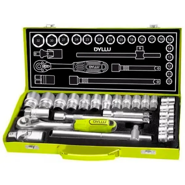 Set duze tubulare DYLLU DTST2L24 Cantitatea în set: 24 buc. photo 1