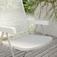 Садовый стул Ikea Torparo 53x95 Сталь / Пластик / Белый Серый photo 3