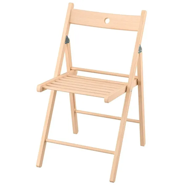 Садовый стул Ikea Frosvi Дерево / Дерево / Бежевый Серый photo 1