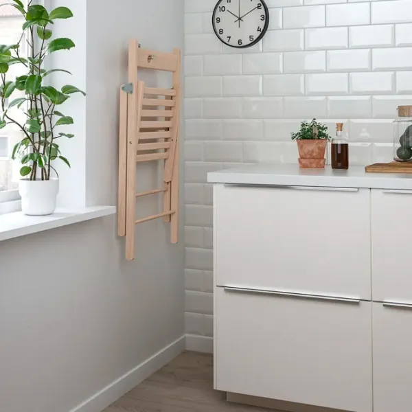 Садовый стул Ikea Frosvi Дерево / Дерево / Бежевый Серый photo 2