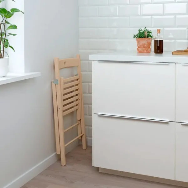 Садовый стул Ikea Frosvi Дерево / Дерево / Бежевый Серый photo 4