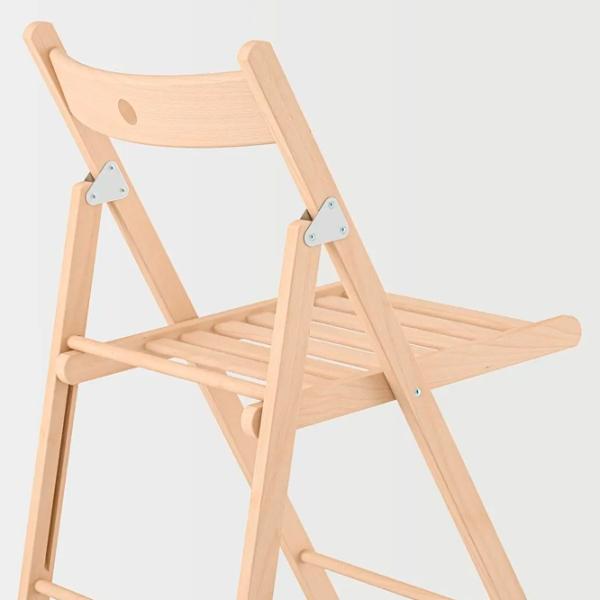 Садовый стул Ikea Frosvi Дерево / Дерево / Бежевый Серый photo 5