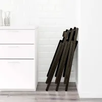 Садовый стул Ikea Frosvi Дерево / Дерево / Черный Черный photo 5