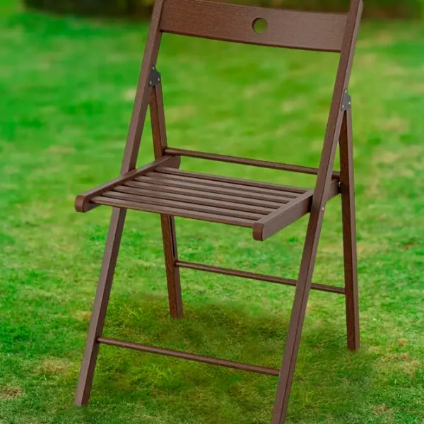 Садовый стул Ikea Frosvi Дерево / Дерево / Коричневый Черный photo 2