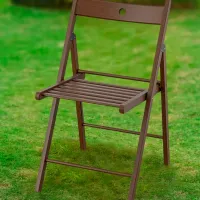 Садовый стул Ikea Frosvi Дерево / Дерево / Коричневый Черный photo 2