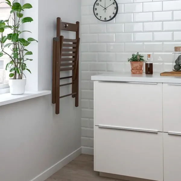 Садовый стул Ikea Frosvi Дерево / Дерево / Коричневый Черный photo 3