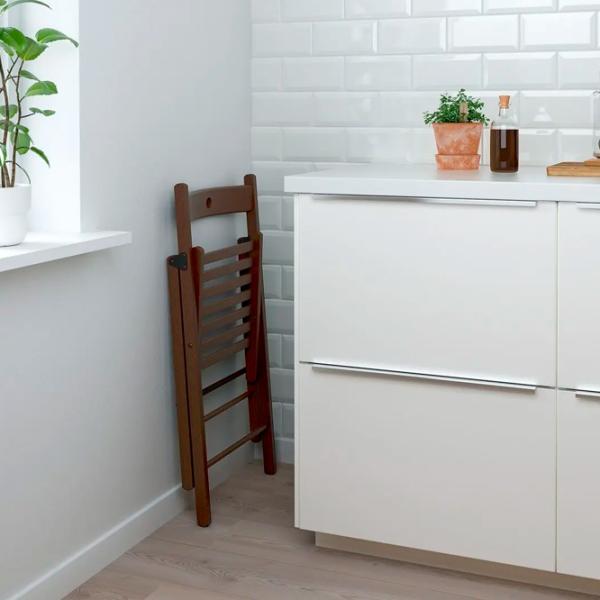 Садовый стул Ikea Frosvi Дерево / Дерево / Коричневый Черный photo 4