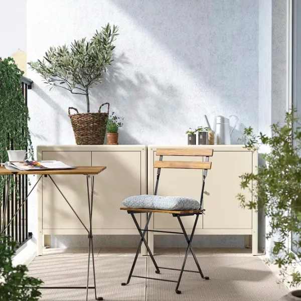Садовый стул Ikea Tarno/Klosan Массив / Массив / Коричневый Черный photo 3