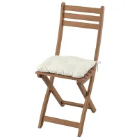 Садовый стул Ikea Askholmen/Kuddarna Массив / Полиэстер / Коричневый Brown