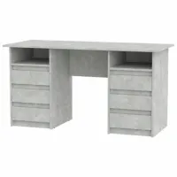 Офисный стол KompaniT Decan-3 ДСП/ Серый