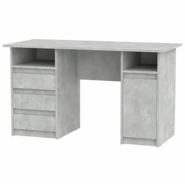 Офисный стол KompaniT Декан-2 ДСП/ Серый photo 1