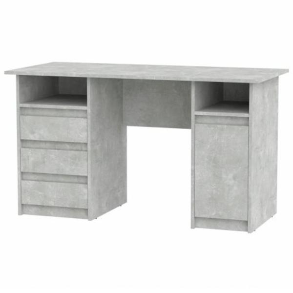 Офисный стол KompaniT Декан-2 ДСП/ Серый photo 1