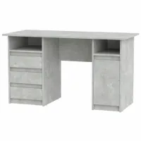 Офисный стол KompaniT Декан-2 ДСП/ Серый