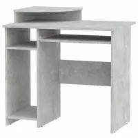 Офисный стол KompaniT СКМ- 1 ДСП/ Серый