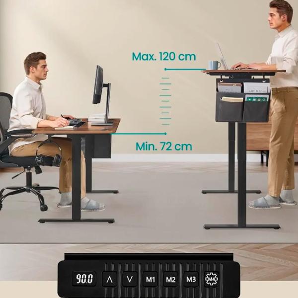 Masă de birou Songmics LSD016X01 MDF/ Brown photo 4