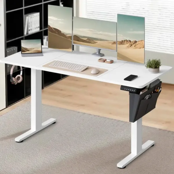 Masă de birou Songmics LSD134W01V1 MDF/ White photo 2