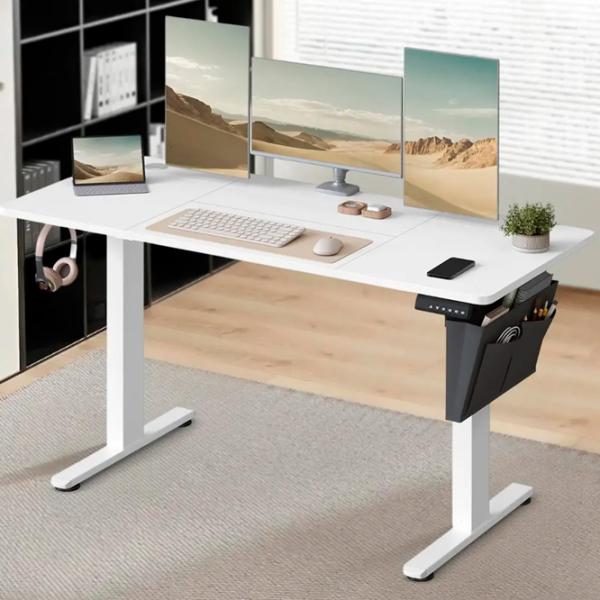 Masă de birou Songmics LSD134W01V1 MDF/ White photo 2