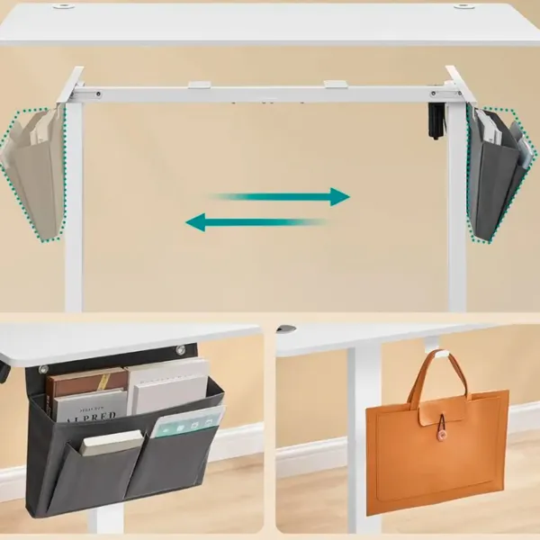 Masă de birou Songmics LSD134W01V1 MDF/ White photo 4