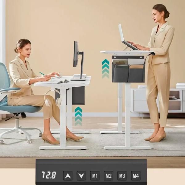 Masă de birou Songmics LSD134W01V1 MDF/ White photo 5