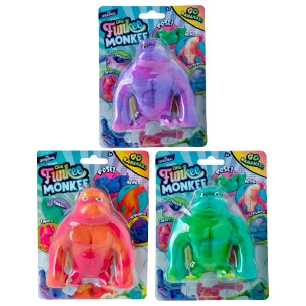 Игрушка антистресс ORB Toys Monkeys Разноцветный / 3+ photo 1