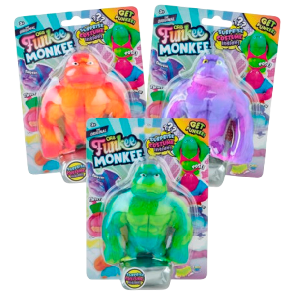 Игрушка антистресс ORB Toys Monkeys Разноцветный / 3+ photo 2