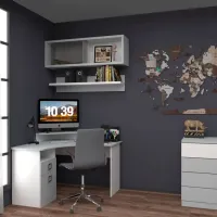 Masă de birou Ambianta Amigo PAL/ White