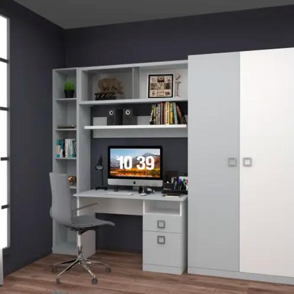 Masă de birou Ambianta Amigo PAL/ White photo 1