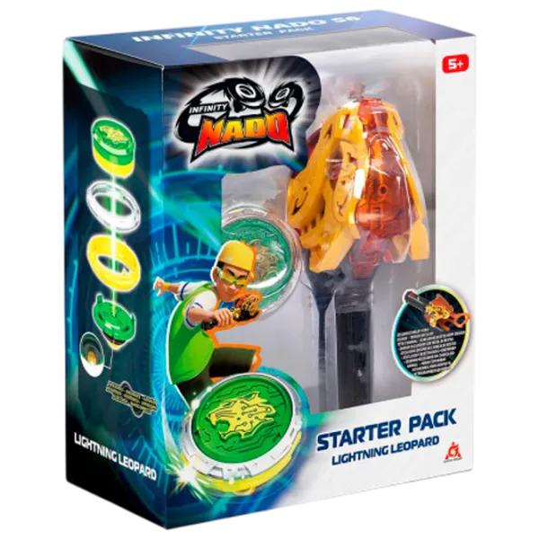 Игровой набор Infinity Nado Goo Jit Zu Lightning Leopard 42501 5+ / Желтый Оранжевый photo 1