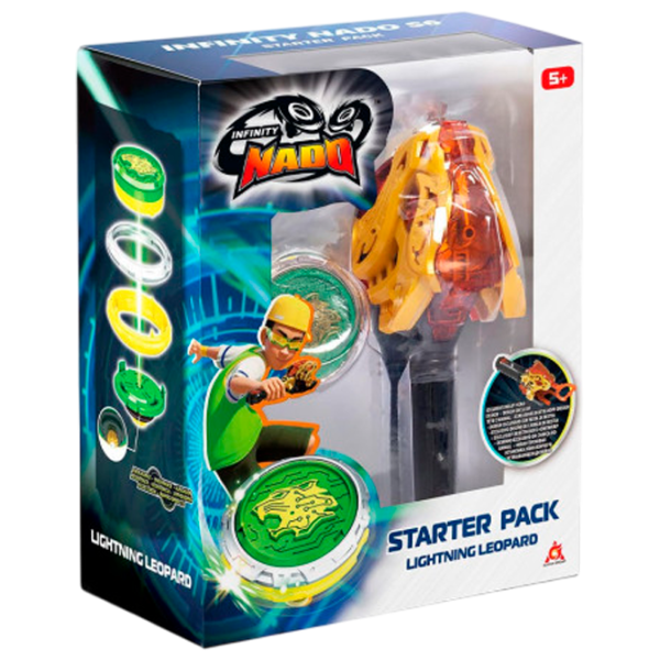 Игровой набор Infinity Nado Goo Jit Zu Lightning Leopard 42501 5+ / Желтый Оранжевый photo 1