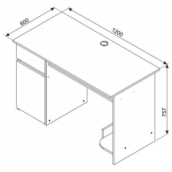Masă de birou Ambianta Kosmo-Star PAL/ Fungo photo 2