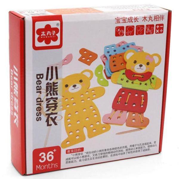 Joc educativ Insportline Bear Dress 3+/ Dezvoltare photo 1